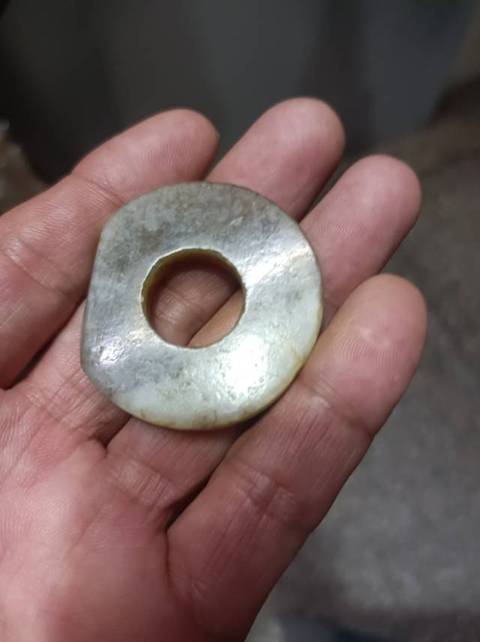 古玩玉器仿古玉璧真品鑒賞圖