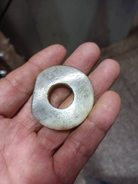 古玩玉器仿古玉璧真品鑒賞圖