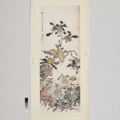 古玩字畫花卉圖真品鑒賞圖