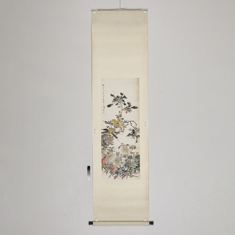 古玩字畫花卉圖真品鑒賞圖