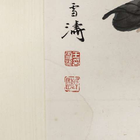 古玩字畫花卉圖真品鑒賞圖