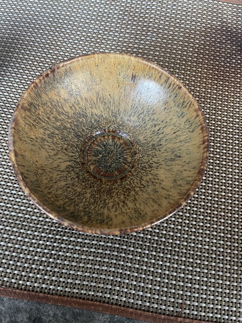 古玩陶瓷吉州窯窯變釉茶盞真品鑒賞圖