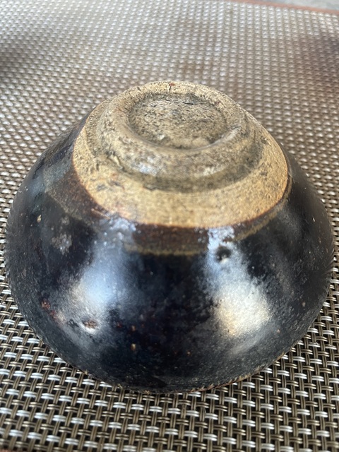 古玩陶瓷吉州窯窯變釉茶盞真品鑒賞圖