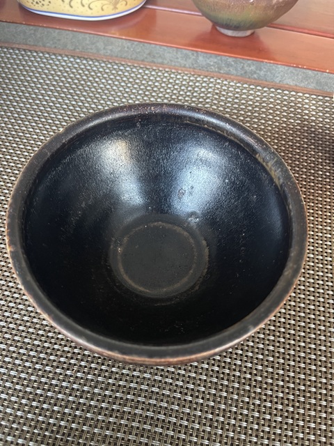 古玩陶瓷吉州窯窯變釉茶盞，注意品相真品鑒賞圖