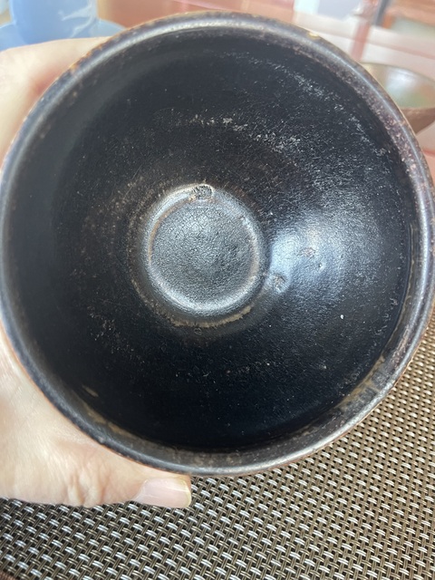 古玩陶瓷吉州窯窯變釉茶盞，注意品相真品鑒賞圖