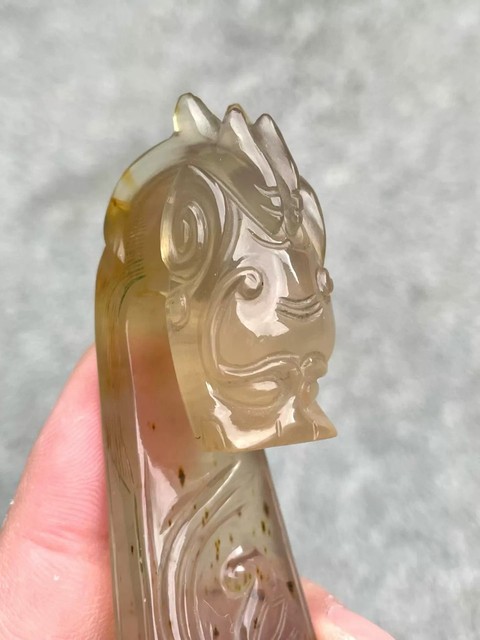 古玩玉器帶鉤真品鑒賞圖