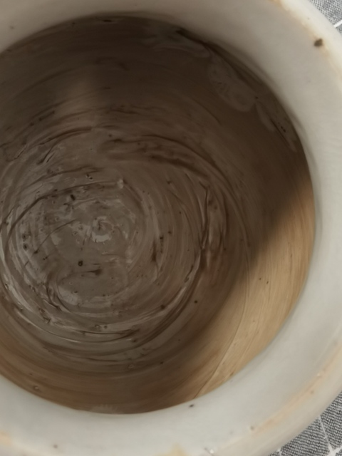 古玩陶瓷青花釉里紅花卉紋罐真品鑒賞圖