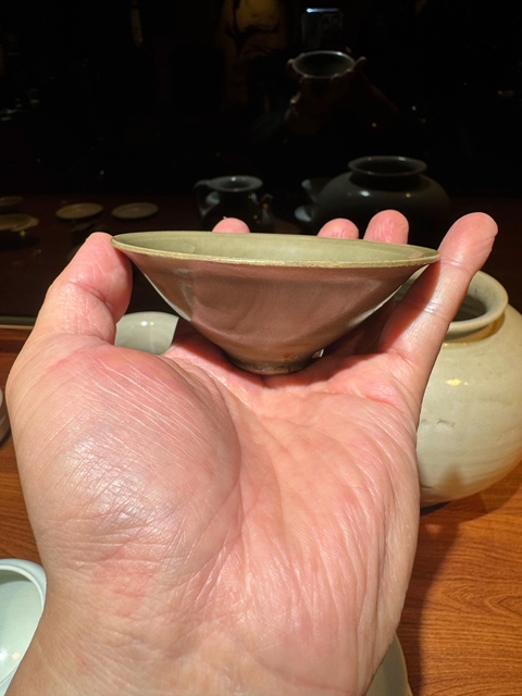 古玩陶瓷耀州窯素盞真品鑒賞圖