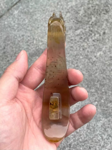 古玩玉器帶鉤真品鑒賞圖