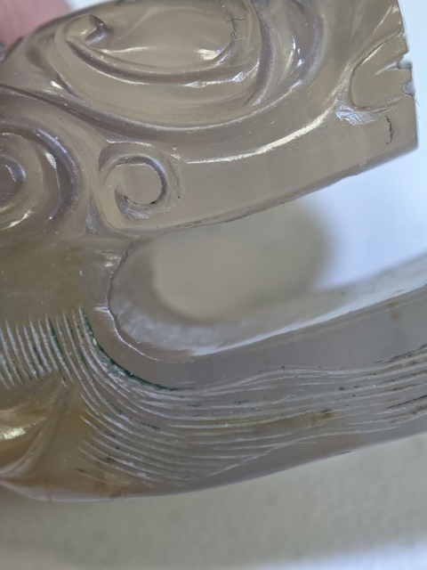 古玩玉器帶鉤真品鑒賞圖