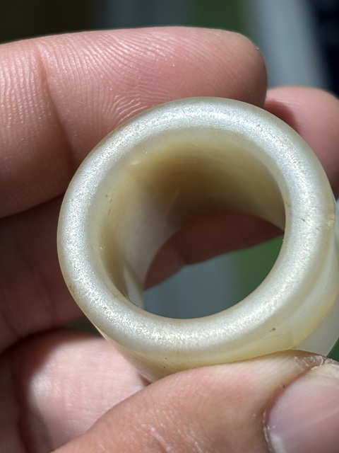 古玩玉器扳指真品鑒賞圖