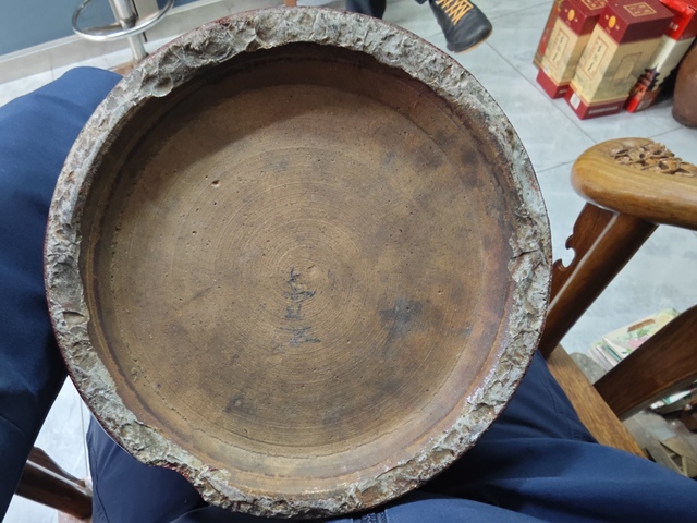 古玩陶瓷鈞紅窯變釉羅漢瓶真品鑒賞圖