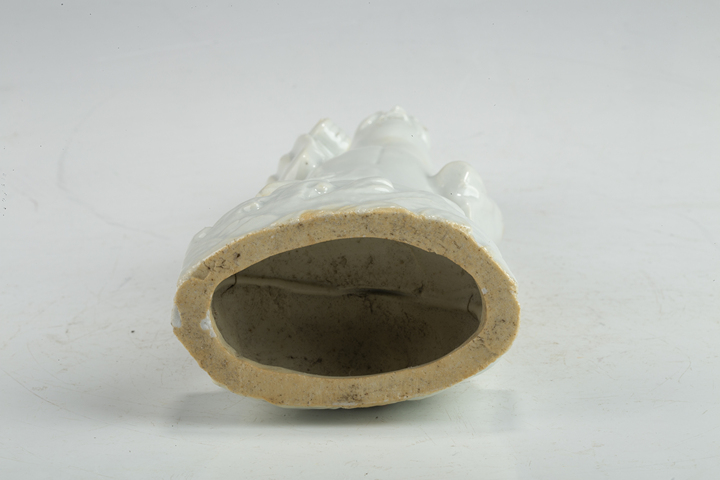 古玩陶瓷民國·白釉人物塑像真品鑒賞圖