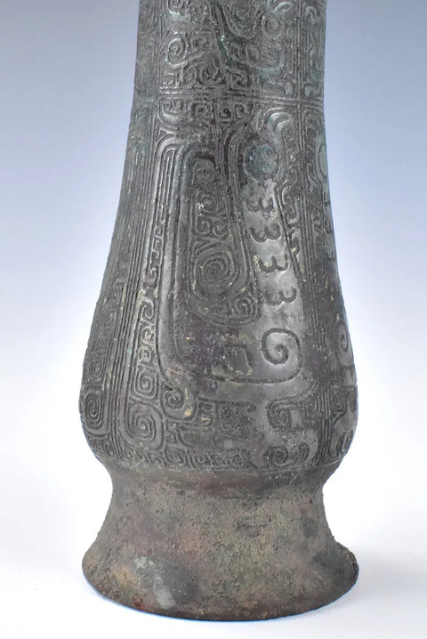 古玩銅器銅觶真品鑒賞圖