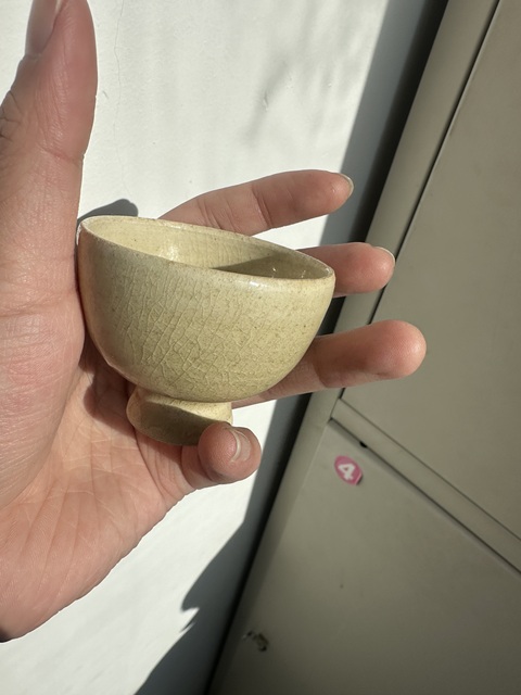 古玩陶瓷高足杯真品鑒賞圖