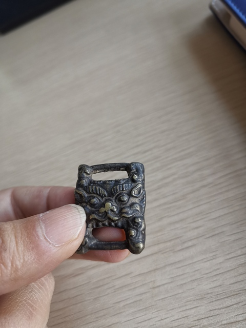 古玩銅器經書扣真品鑒賞圖