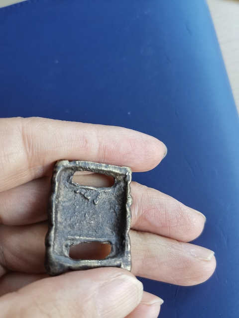 古玩銅器經書扣真品鑒賞圖