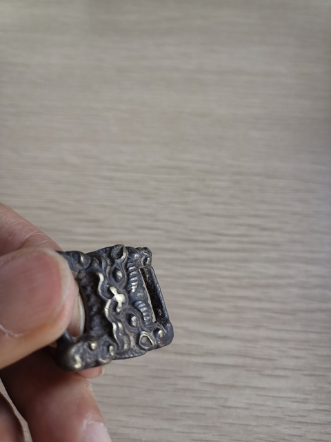 古玩銅器經書扣真品鑒賞圖