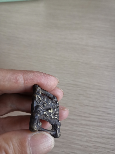 古玩銅器經書扣真品鑒賞圖