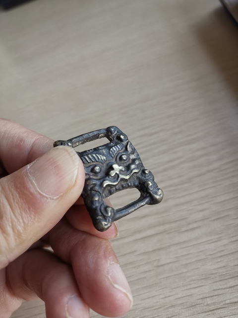 古玩銅器經書扣真品鑒賞圖