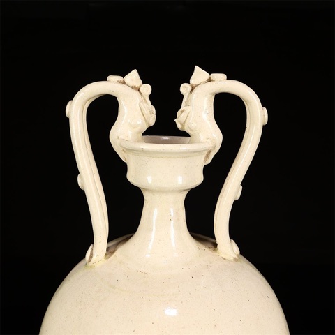 古玩雜項雙龍瓶真品鑒賞圖