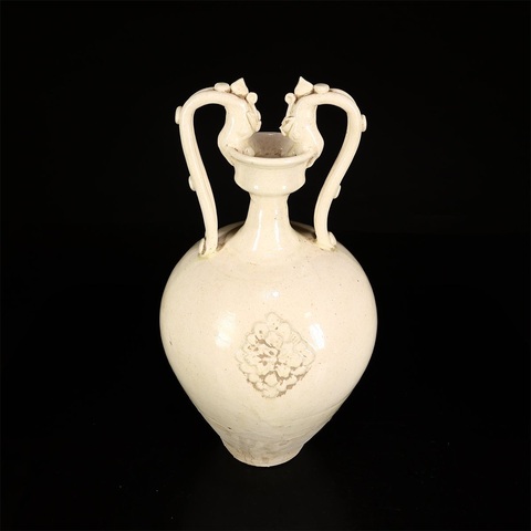 古玩雜項雙龍瓶真品鑒賞圖