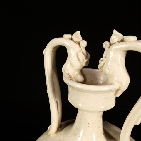 古玩雜項雙龍瓶真品鑒賞圖