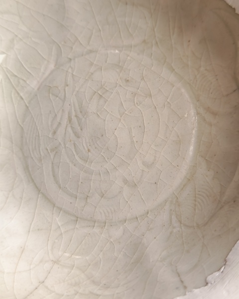 古玩陶瓷青白釉盤真品鑒賞圖