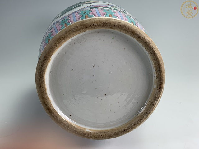 古玩陶瓷花鳥紋粉彩瓶真品鑒賞圖