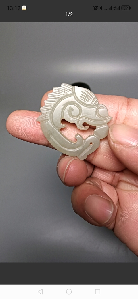 古玩玉器仿古玉龍真品鑒賞圖