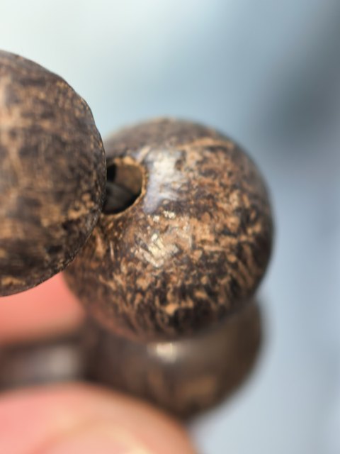 古玩雜項沉香手串真品鑒賞圖