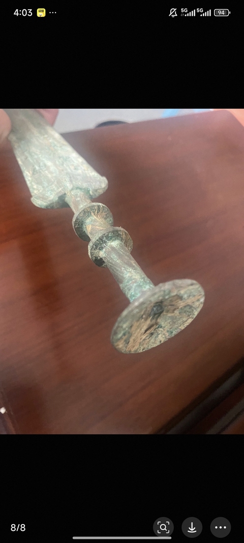 古玩銅器銅劍真品鑒賞圖