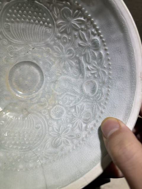 古玩陶瓷青白釉娃娃碗真品鑒賞圖