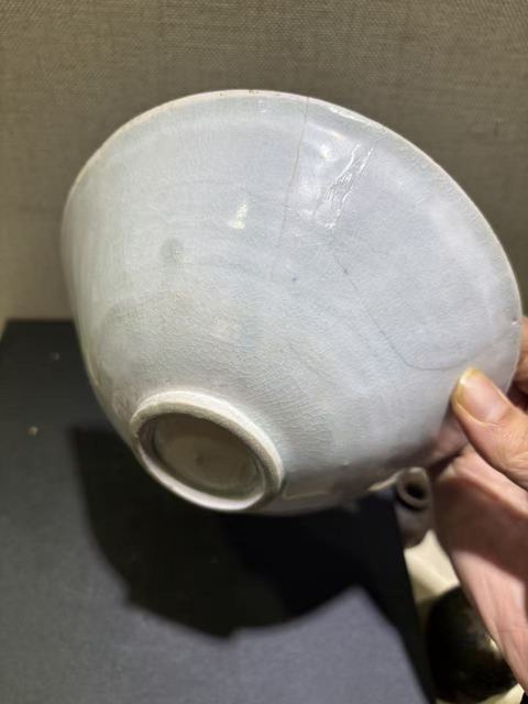 古玩陶瓷青白釉娃娃碗真品鑒賞圖