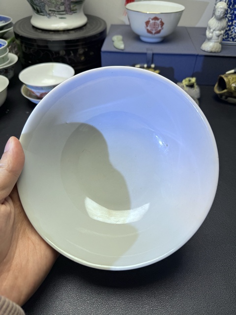 古玩陶瓷民國粉彩百花碗真品鑒賞圖