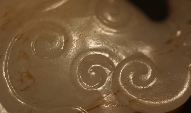 古玩玉器仿古做舊玉獸真品鑒賞圖