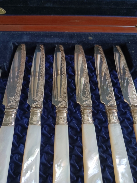 古玩雜項餐刀真品鑒賞圖