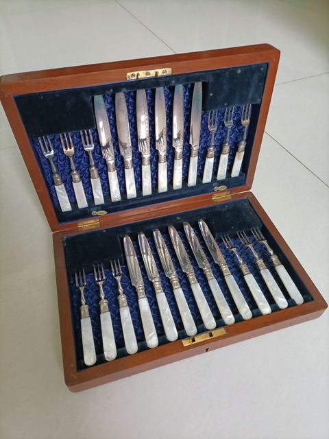 古玩雜項餐刀真品鑒賞圖