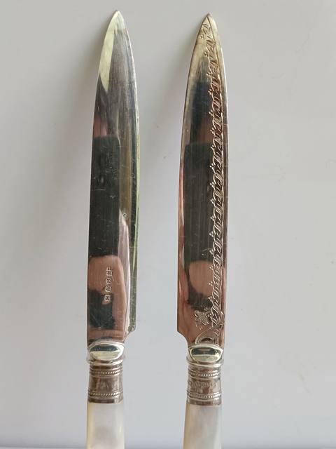 古玩雜項餐刀真品鑒賞圖