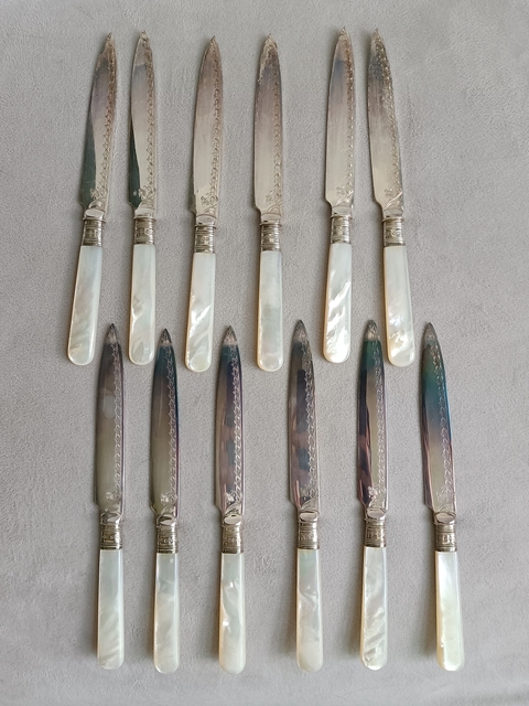 古玩雜項餐刀真品鑒賞圖