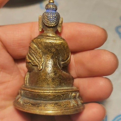 古玩銅器釋迦牟尼佛真品鑒賞圖