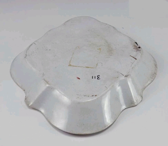 古玩陶瓷廣琺瑯花卉紋盤(pán)真品鑒賞圖