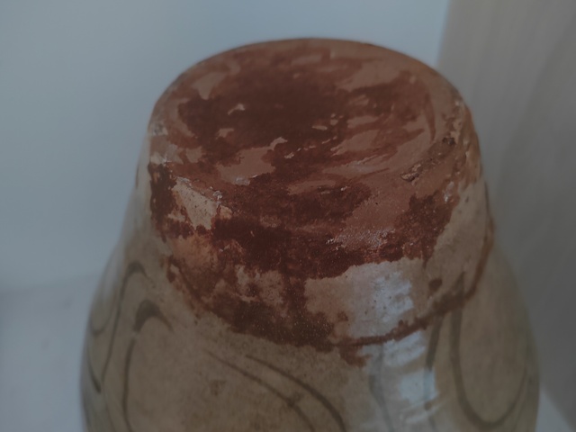 古玩陶瓷花卉紋罐真品鑒賞圖