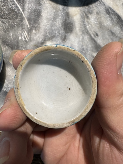 古玩陶瓷鶴紋罐真品鑒賞圖