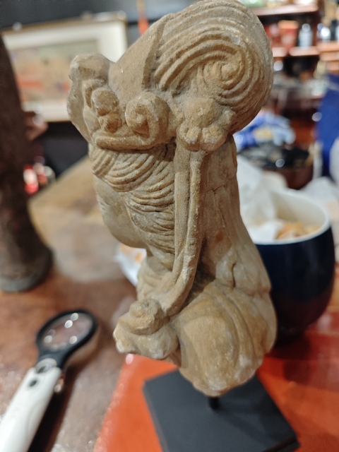 古玩雜項菩薩像真品鑒賞圖