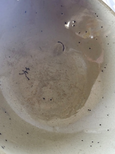 古玩陶瓷青花纏枝喜字碗真品鑒賞圖