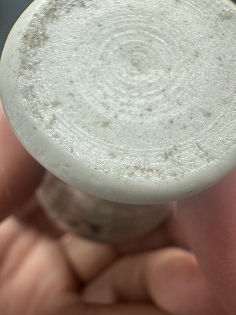 古玩陶瓷清晚期哥釉粉彩山水梅瓶鼻煙壺真品鑒賞圖