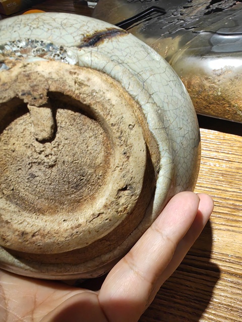 古玩陶瓷鈞窯天藍釉雙系罐真品鑒賞圖