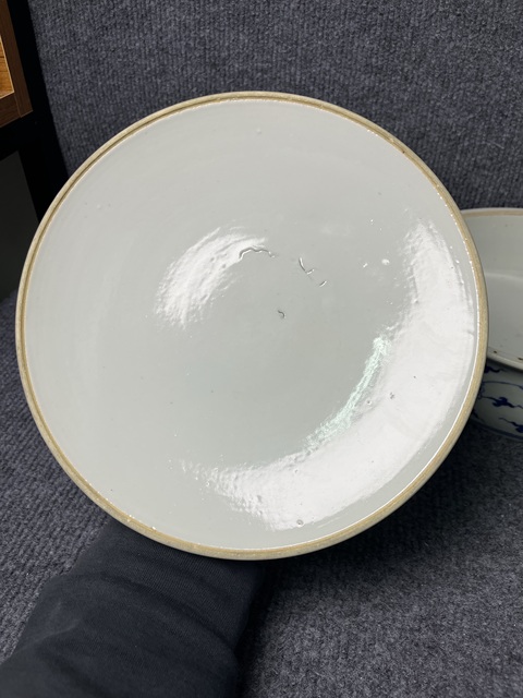 古玩陶瓷青花西番蓮一品大蓋鍋真品鑒賞圖