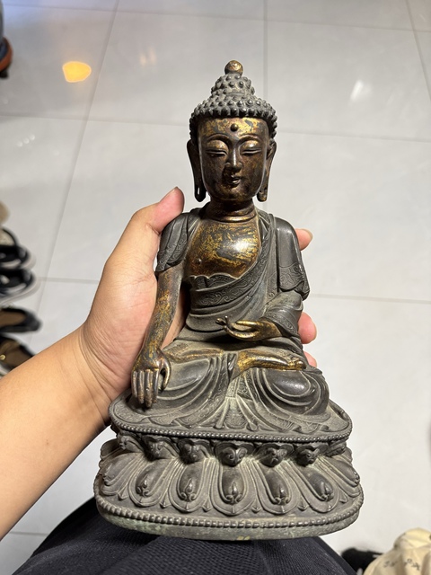 古玩銅器銅造像真品鑒賞圖